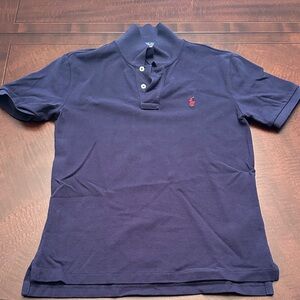 Polo by Ralph Lauren Navy Polo Shirt with Red Logo